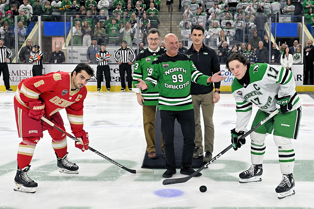 Kevin O'Leary Puck Drop