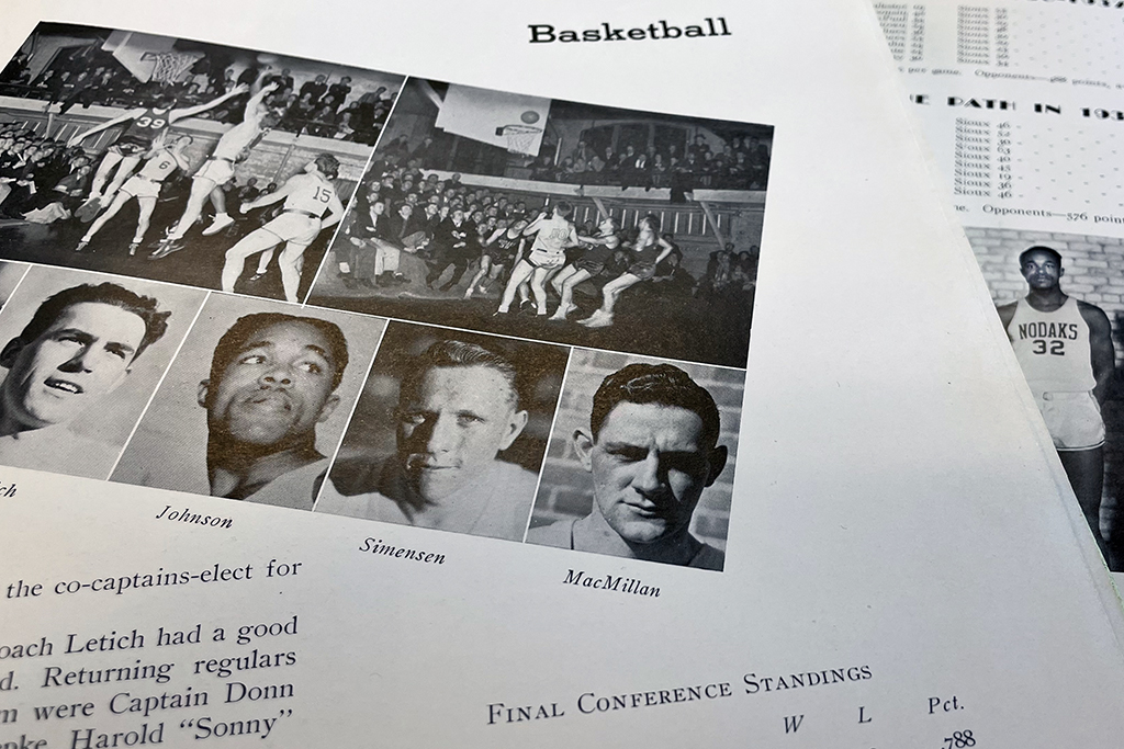 Horace Johnson on in yearbook