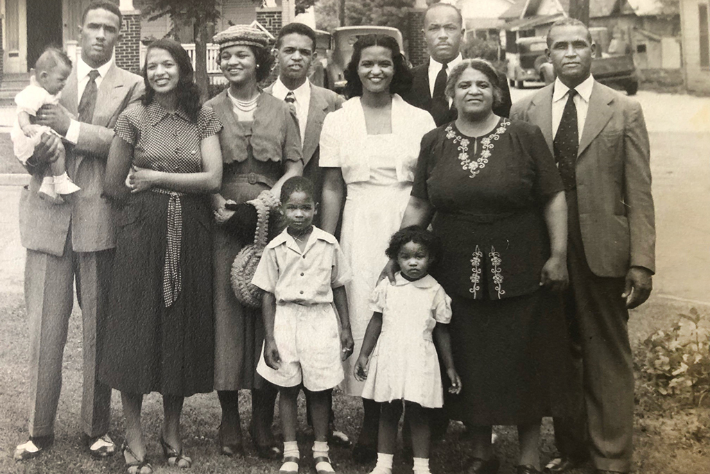 Horace Johnson family portrait