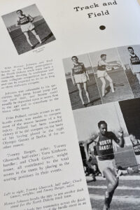Horace Johnson in track photo
