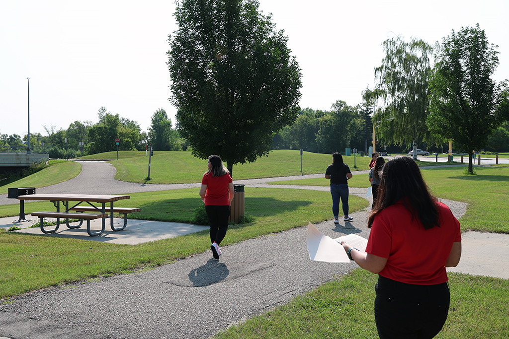 teachers take wondering walk with project current