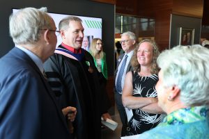 visiting at endowment ceremony