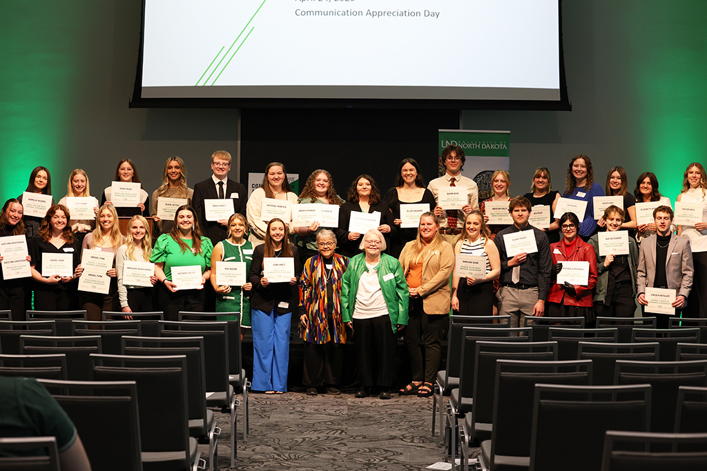 group photo of scholarship winners