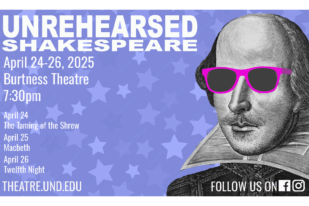 Unrehearsed Shakespeare flyer