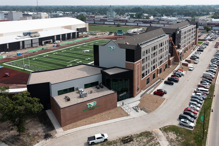 Aerial view of Hyslop at Memorial Village