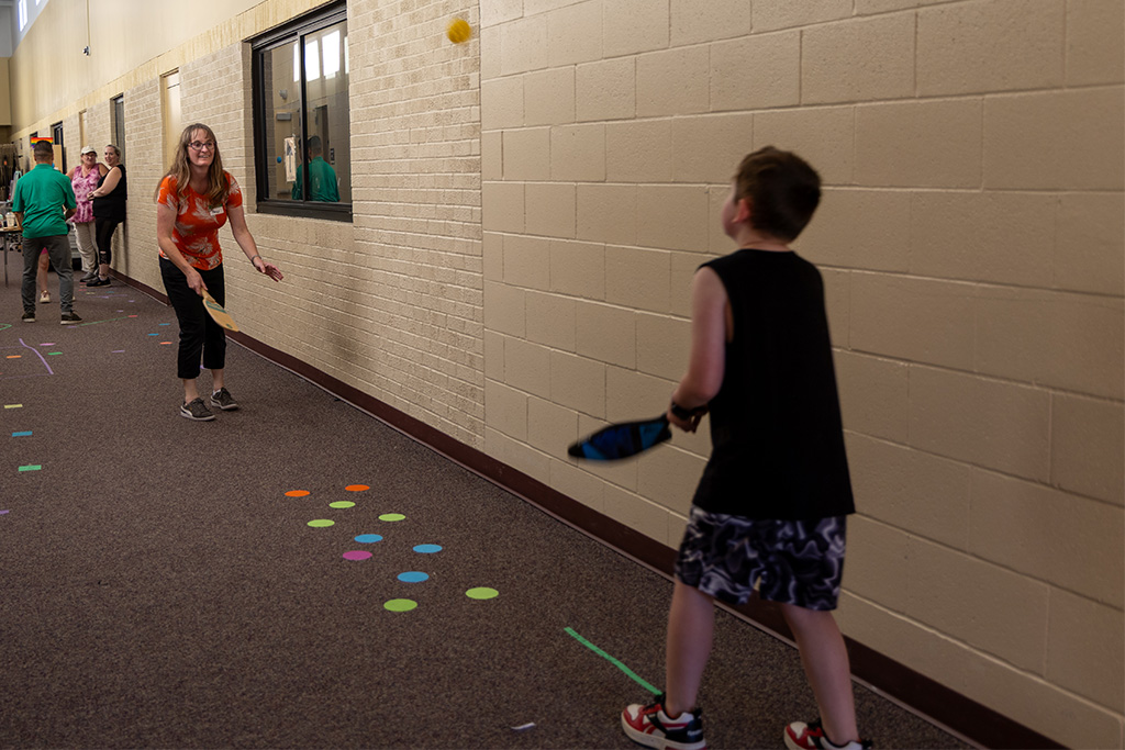 jessica zorn playing pickleball