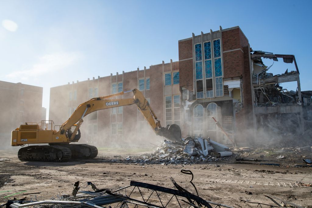Old Memorial Union demolition. 