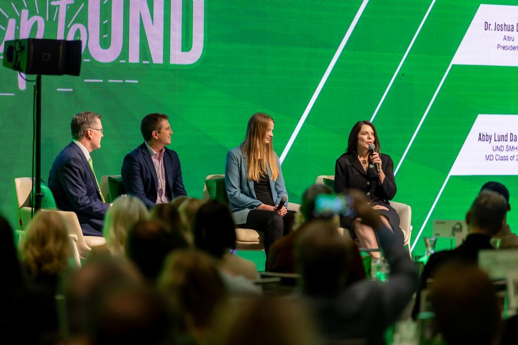 healthcare speakers on stage