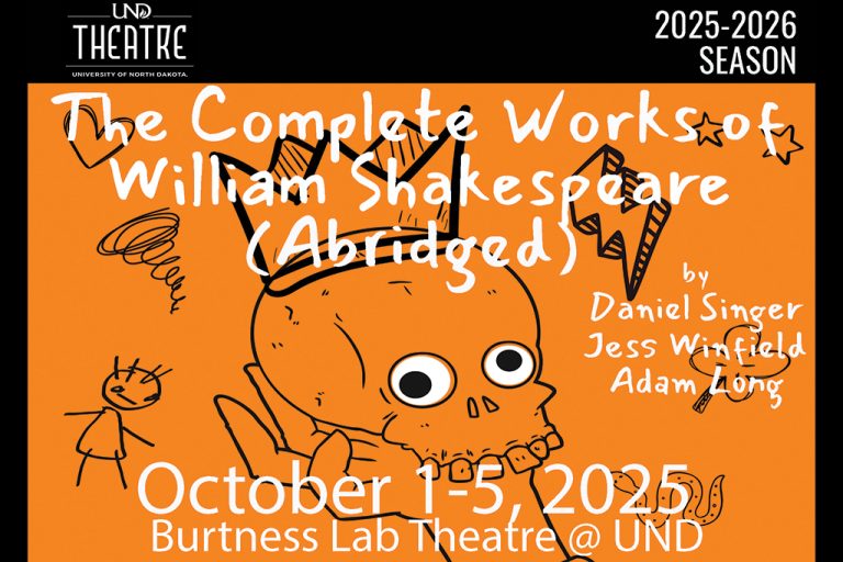 Illustration of skull with crown with text "The complete works of William Shakespeare abridged" by Daniel Singer, Jess Winfield and Adam Long