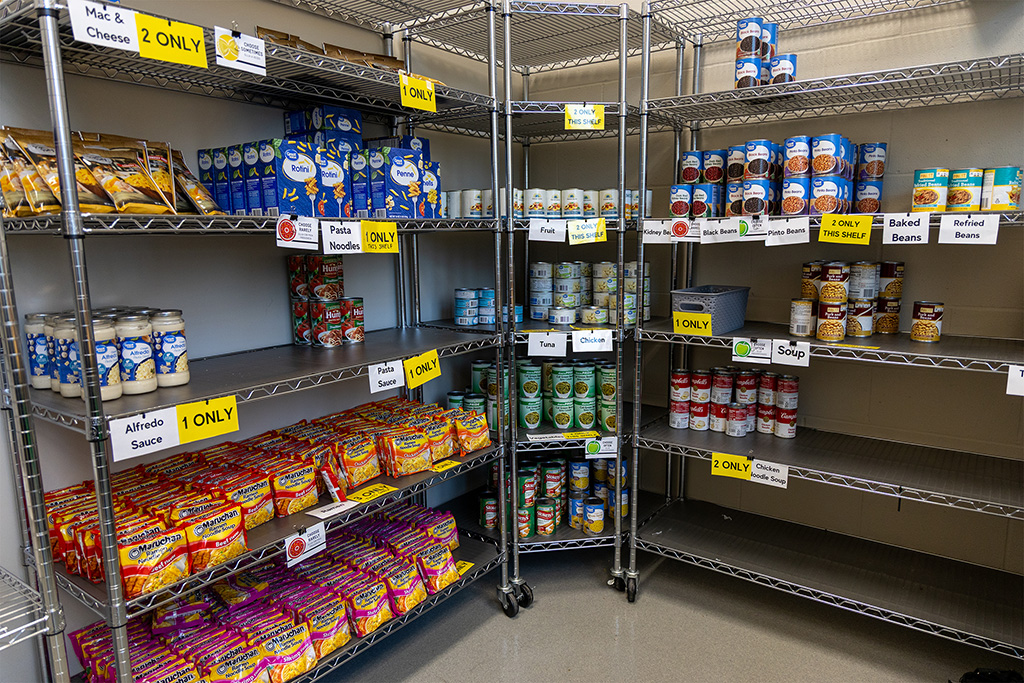 food for thought pantry shelves