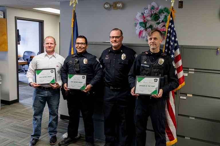 police group standing together