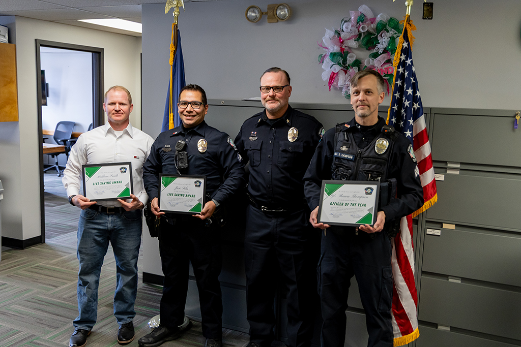 police group standing together
