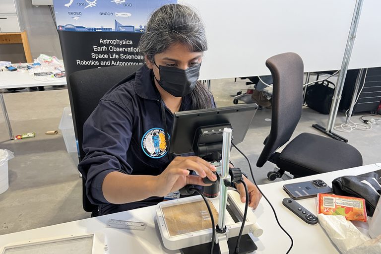 UND experiment takes flight to study lunar dust in microgravity
