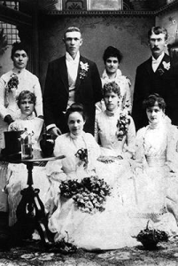 UND's first graduating class in 1889 of six women and two men