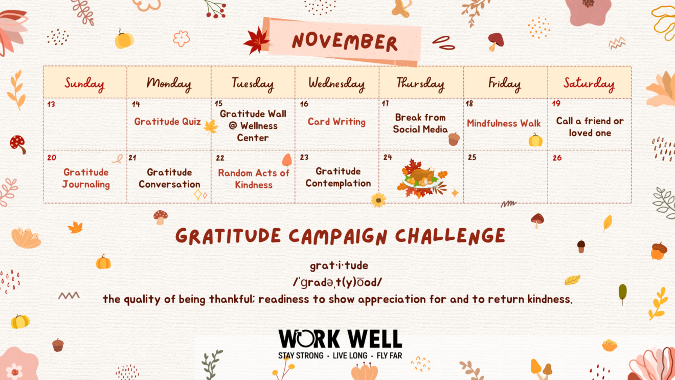 Gratitude Calendar KW